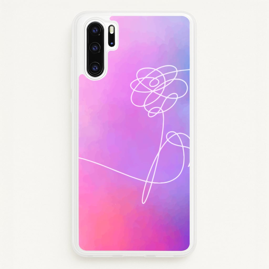 BTS Flower Pattern - K Pop - BTS Phone Case for Huawei P30 Pro