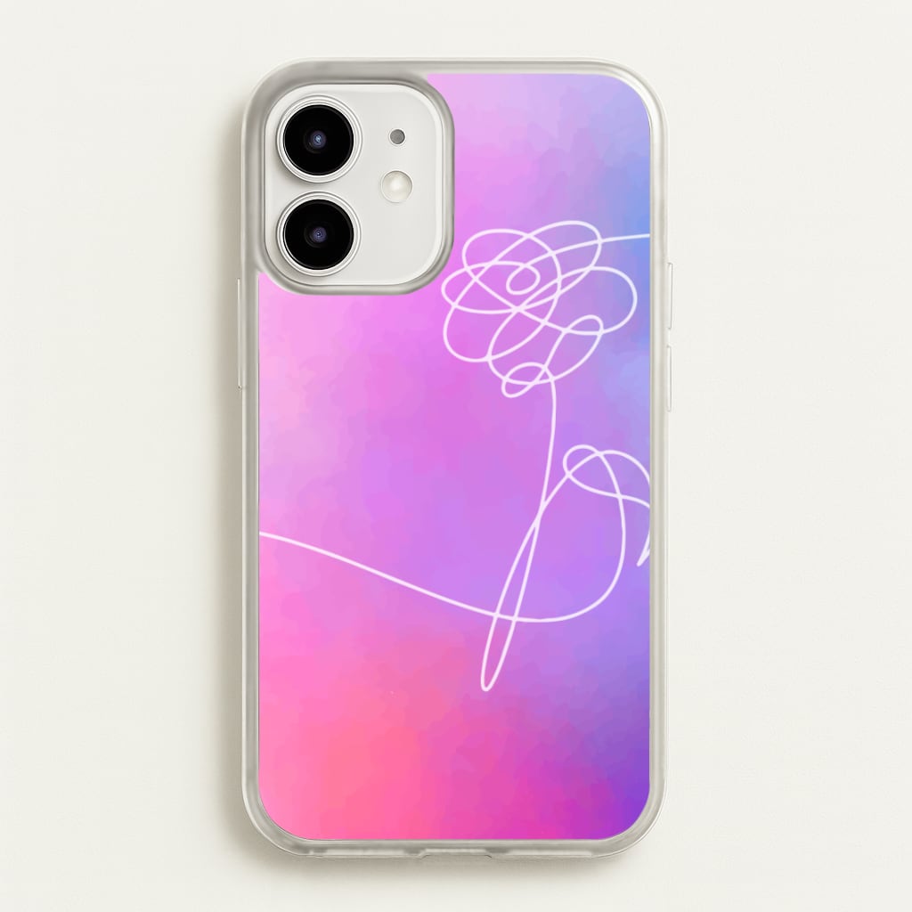 BTS Flower Pattern - K Pop - BTS Phone Case for iPhone 12 / 12 Pro