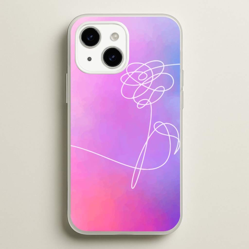 BTS Flower Pattern - K Pop - BTS Phone Case for iPhone 14 Plus