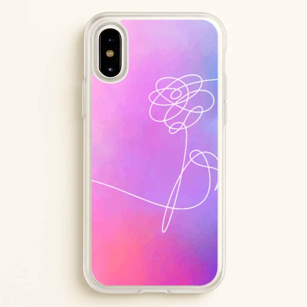 BTS Flower Pattern - K Pop - BTS Phone Case for iPhone X / XS