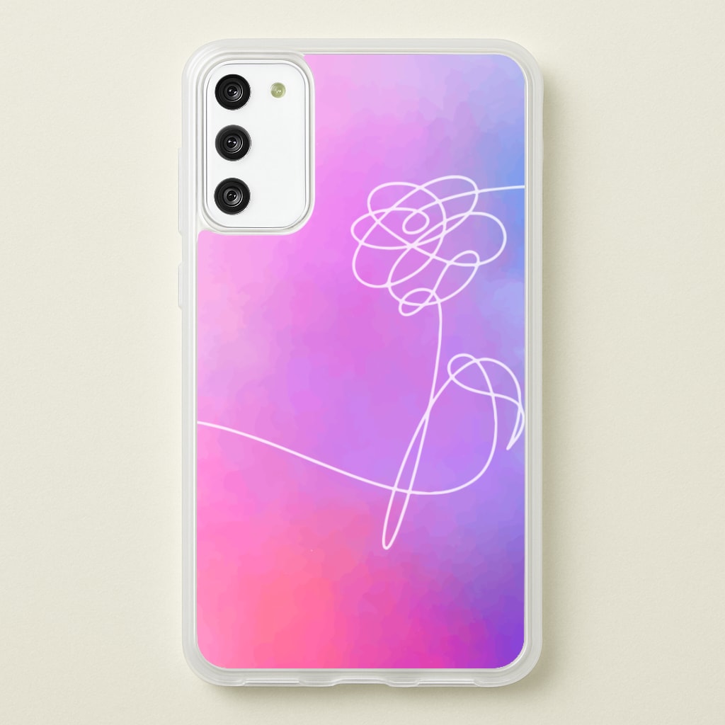 BTS Flower Pattern - K Pop - BTS Phone Case for Galaxy S20