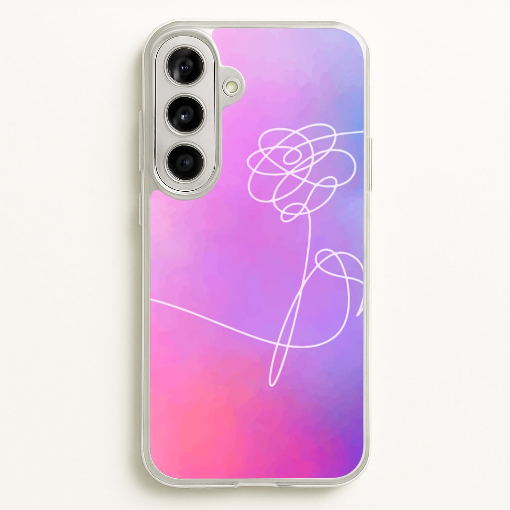 BTS Flower Pattern - K Pop - BTS Phone Case for Galaxy A56
