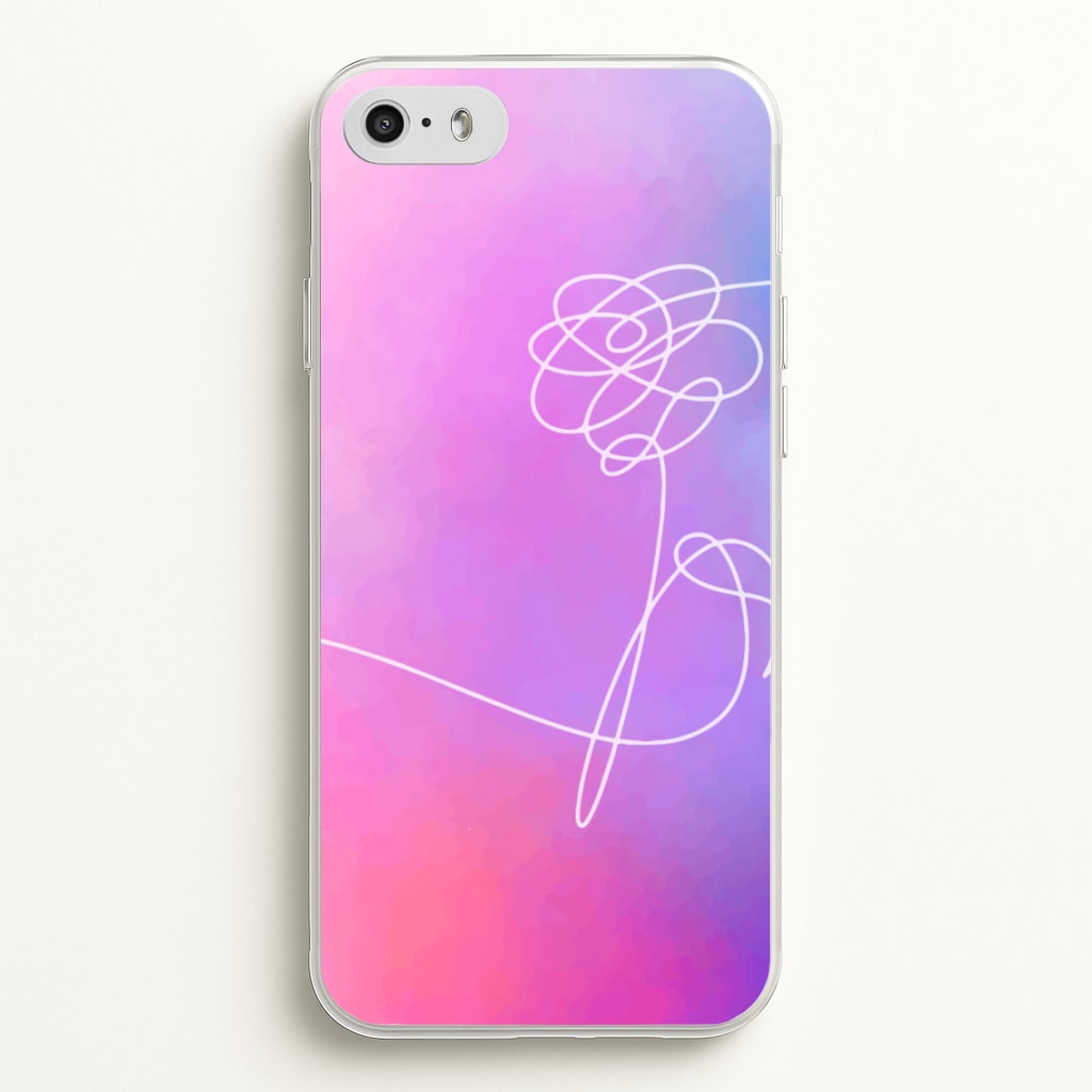 BTS Flower Pattern - K Pop - BTS Phone Case for iPhone 5 / 5s / SE 2016