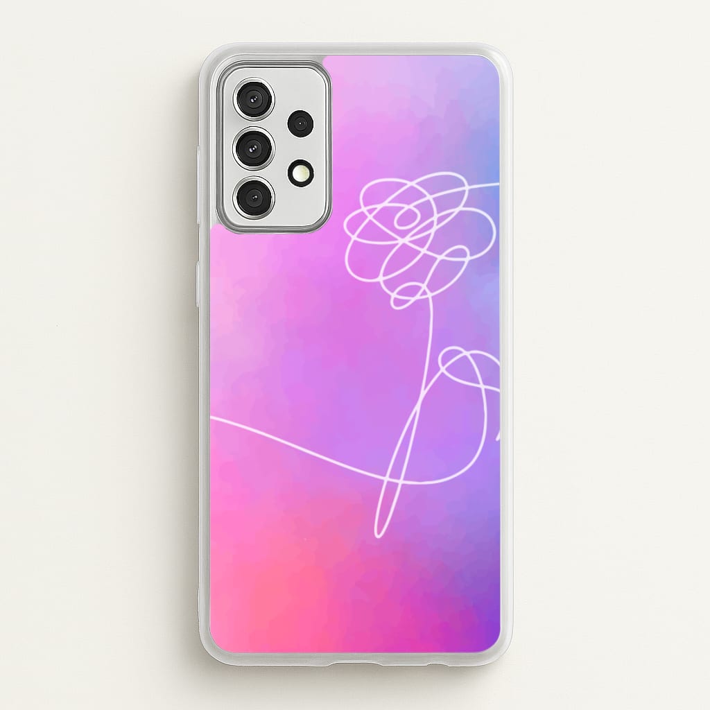 BTS Flower Pattern - K Pop - BTS Phone Case for Galaxy A52 / A52s