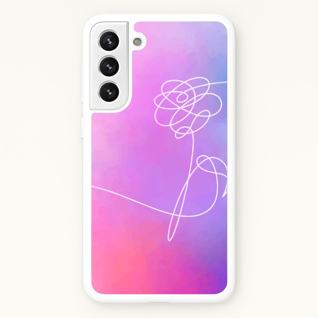 BTS Flower Pattern - K Pop - BTS Phone Case for Galaxy S22 Plus
