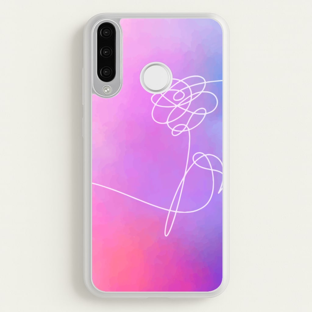 BTS Flower Pattern - K Pop - BTS Phone Case for Huawei P30 Lite