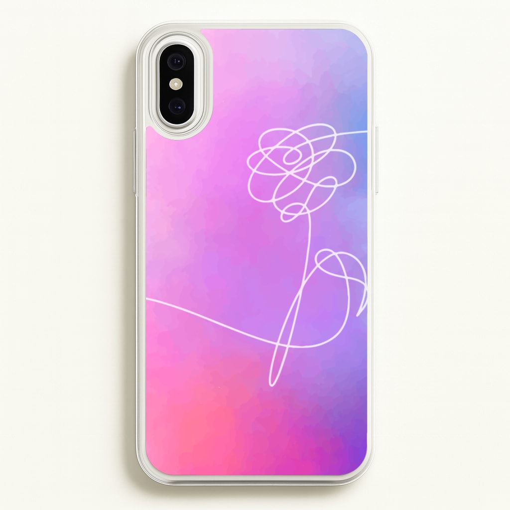 BTS Flower Pattern - K Pop - BTS Phone Case for iPhone XS Max