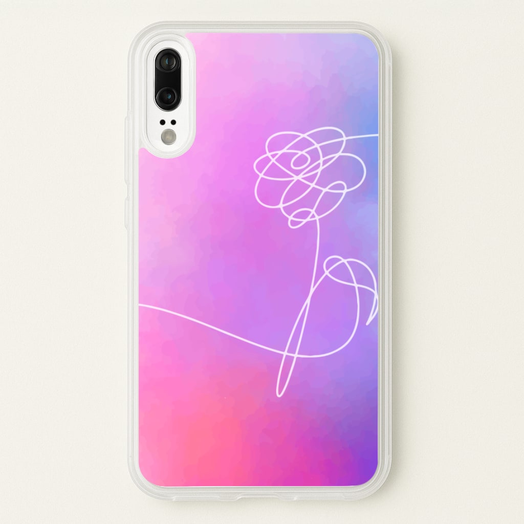 BTS Flower Pattern - K Pop - BTS Phone Case for Huawei P20