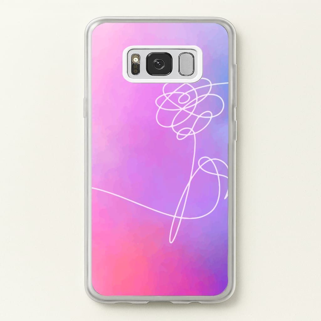 BTS Flower Pattern - K Pop - BTS Phone Case for Galaxy S8 Plus