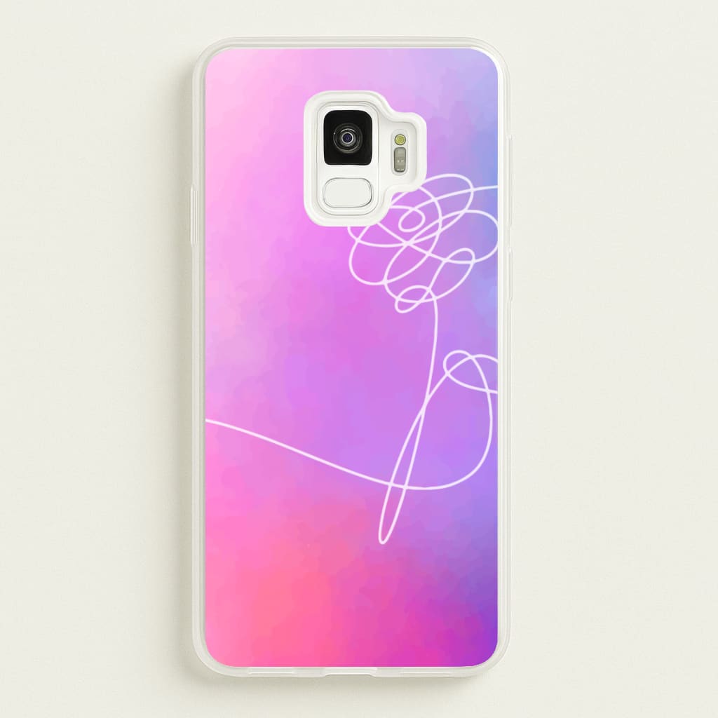 BTS Flower Pattern - K Pop - BTS Phone Case for Galaxy S9