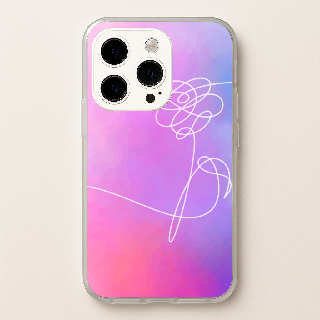 BTS Flower Pattern - K Pop - BTS Phone Case for iPhone 14 Pro