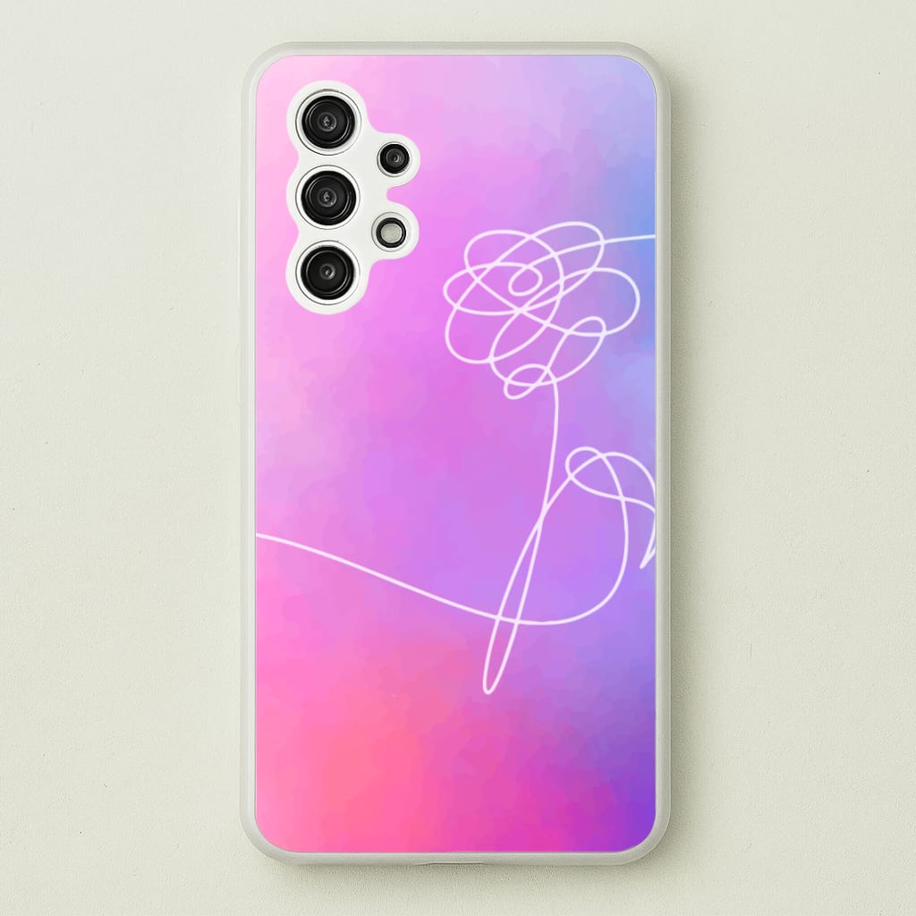 BTS Flower Pattern - K Pop - BTS Phone Case for Galaxy A13
