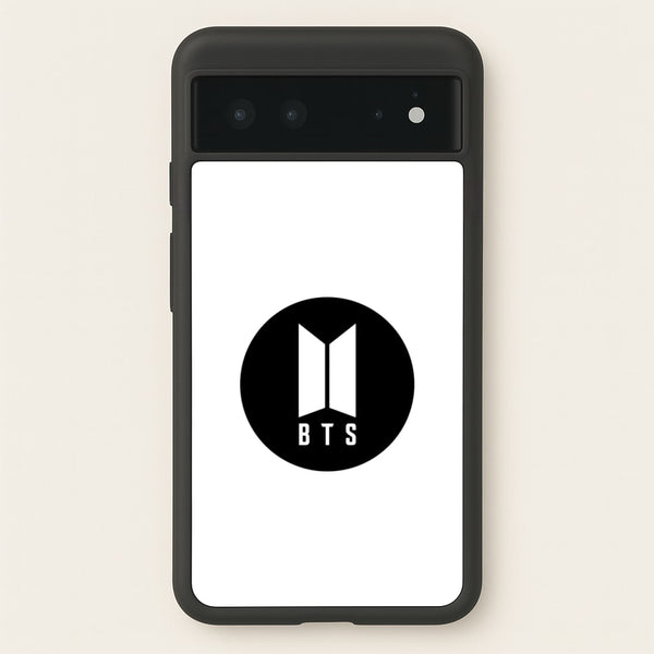 BTS logo Black - K Pop - BTS Phone Case for Google Pixel 6