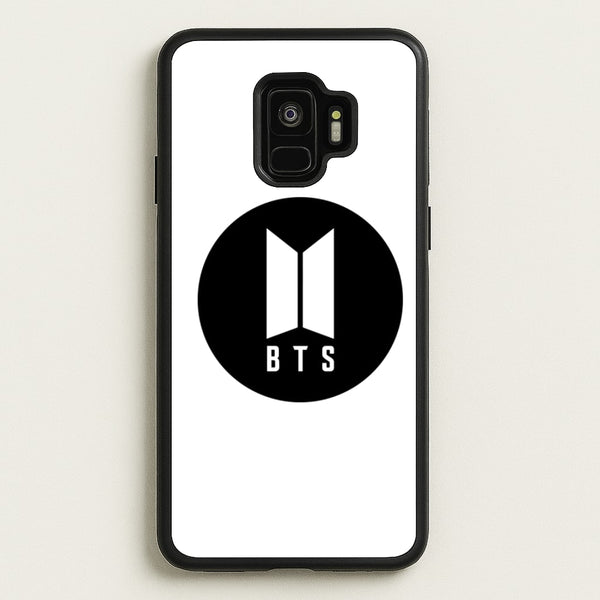 BTS logo Black - K Pop - BTS Phone Case for Galaxy S9
