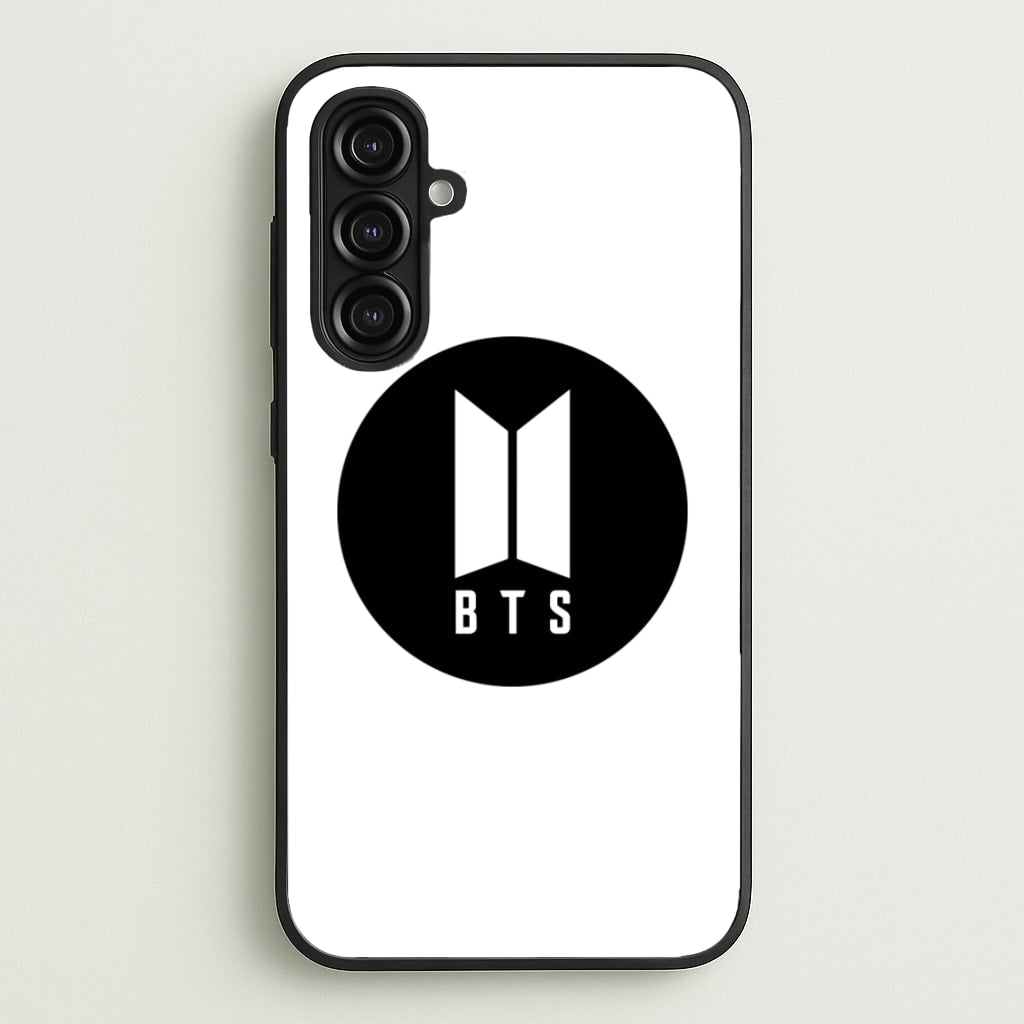 BTS logo Black - K Pop - BTS Phone Case for Galaxy A16