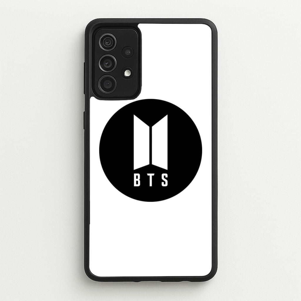 BTS logo Black - K Pop - BTS Phone Case for Galaxy A52 / A52s