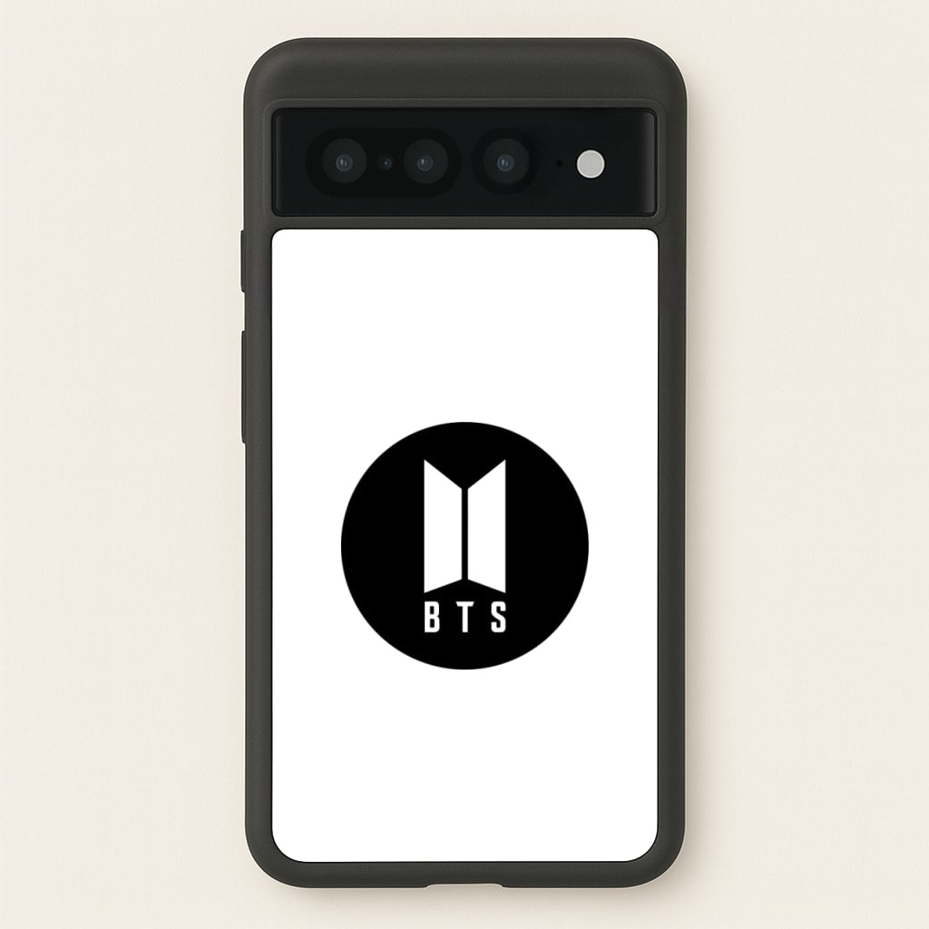 BTS logo Black - K Pop - BTS Phone Case for Google Pixel 7 Pro