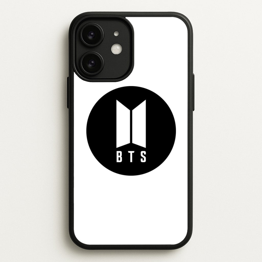 BTS logo Black - K Pop - BTS Phone Case for iPhone 11