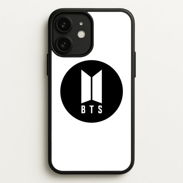BTS logo Black - K Pop - BTS Phone Case for iPhone 11