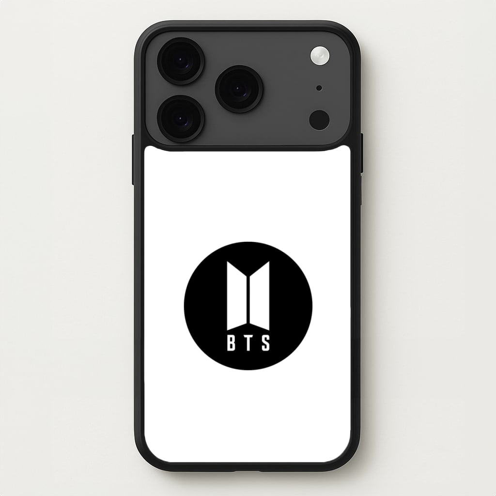 BTS logo Black - K Pop Phone Case for iPhone 17 Pro