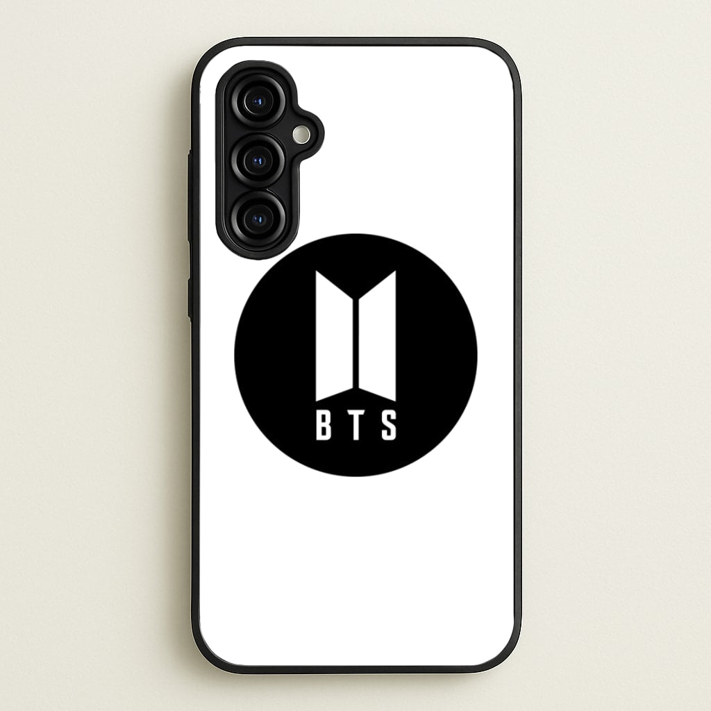 BTS logo Black - K Pop - BTS Phone Case for Galaxy A54