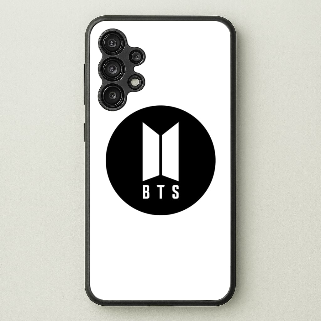 BTS logo Black - K Pop - BTS Phone Case for Galaxy A13