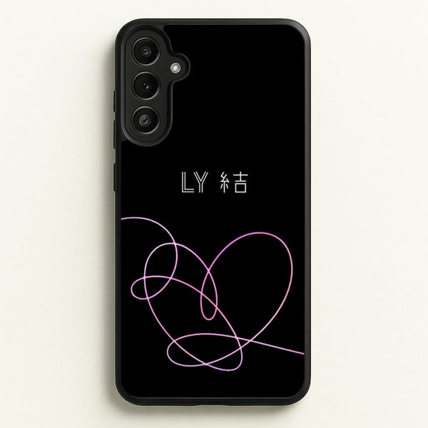 LY Heart - K Pop - BTS Phone Case for Galaxy A34