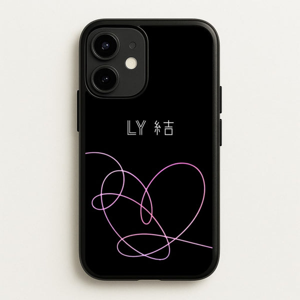 LY Heart - K Pop - BTS Phone Case for iPhone 12 Mini
