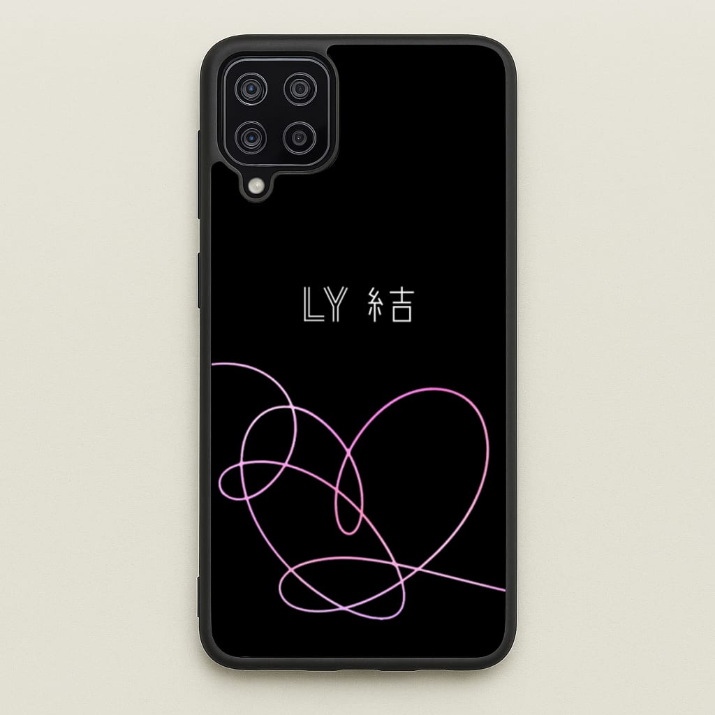 LY Heart - K Pop - BTS Phone Case for Galaxy A12