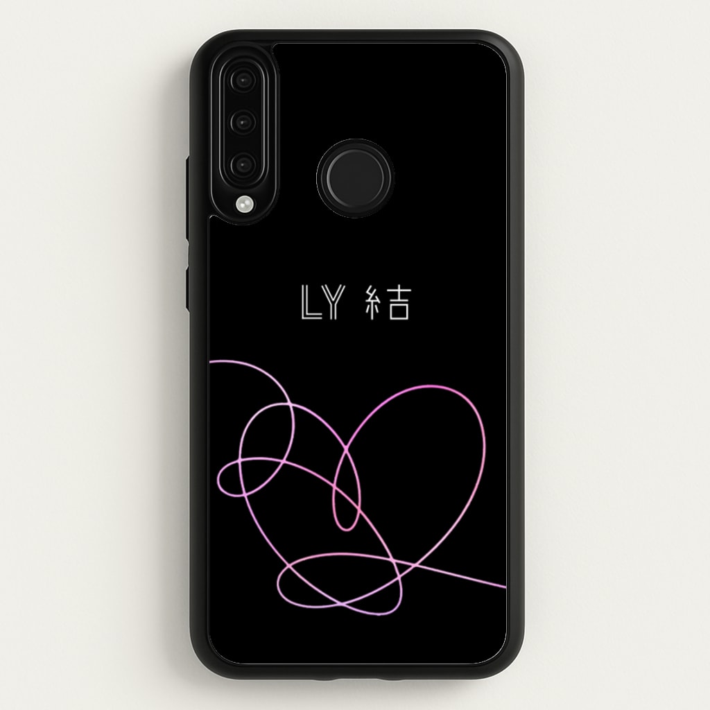 LY Heart - K Pop - BTS Phone Case for Huawei P30 Lite