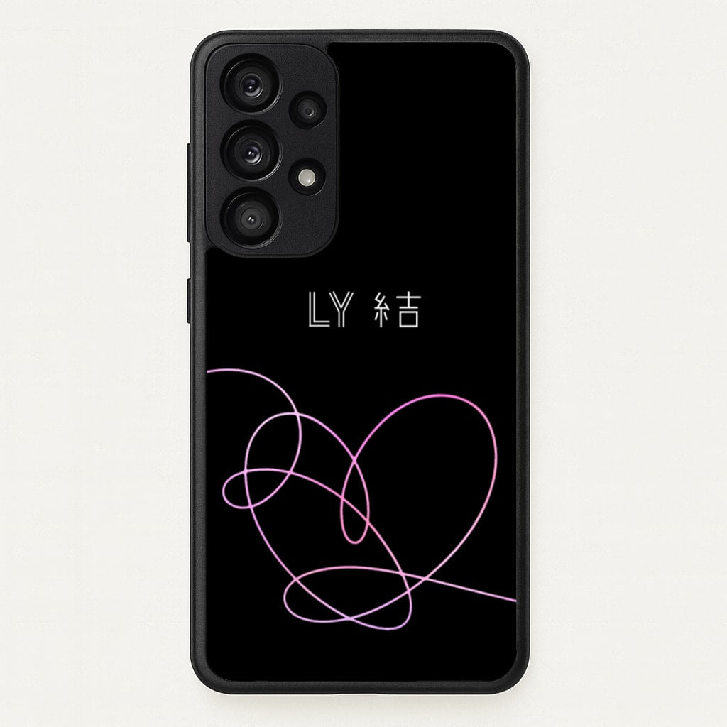 LY Heart - K Pop - BTS Phone Case for Galaxy A53