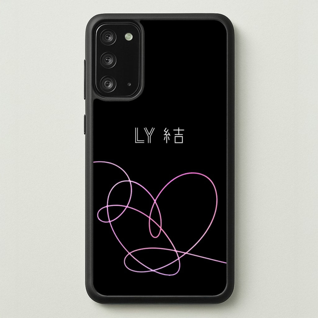 LY Heart - K Pop - BTS Phone Case for Galaxy Note 20