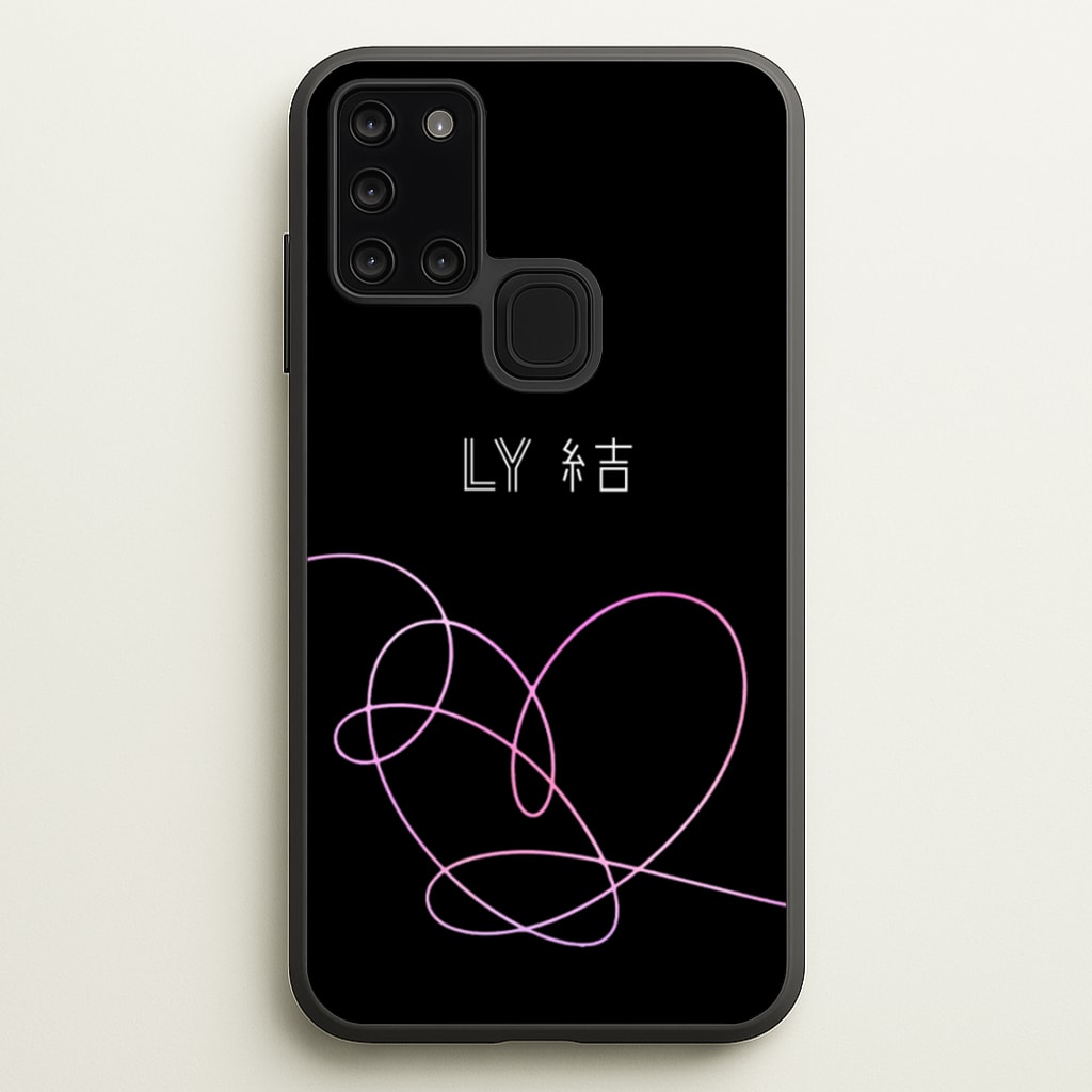 LY Heart - K Pop - BTS Phone Case for Galaxy A21s