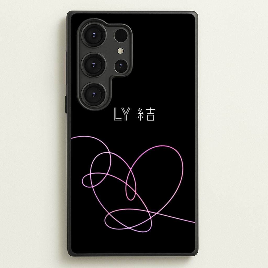 LY Heart - K Pop - BTS Phone Case for Galaxy S25 Ultra