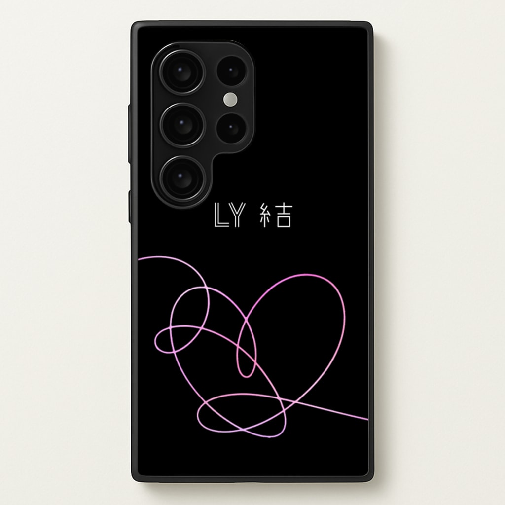 LY Heart - K Pop - BTS Phone Case for Galaxy S24 Ultra