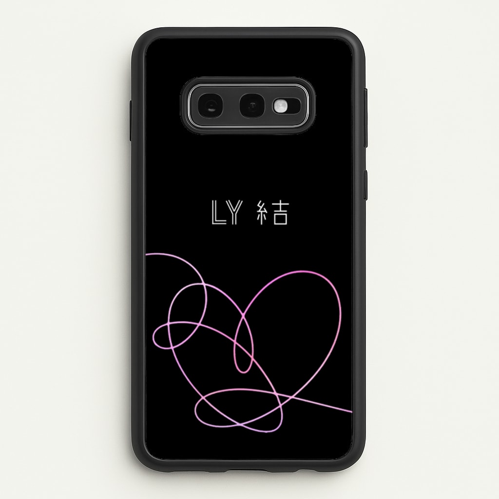 LY Heart - K Pop - BTS Phone Case for Galaxy S10e