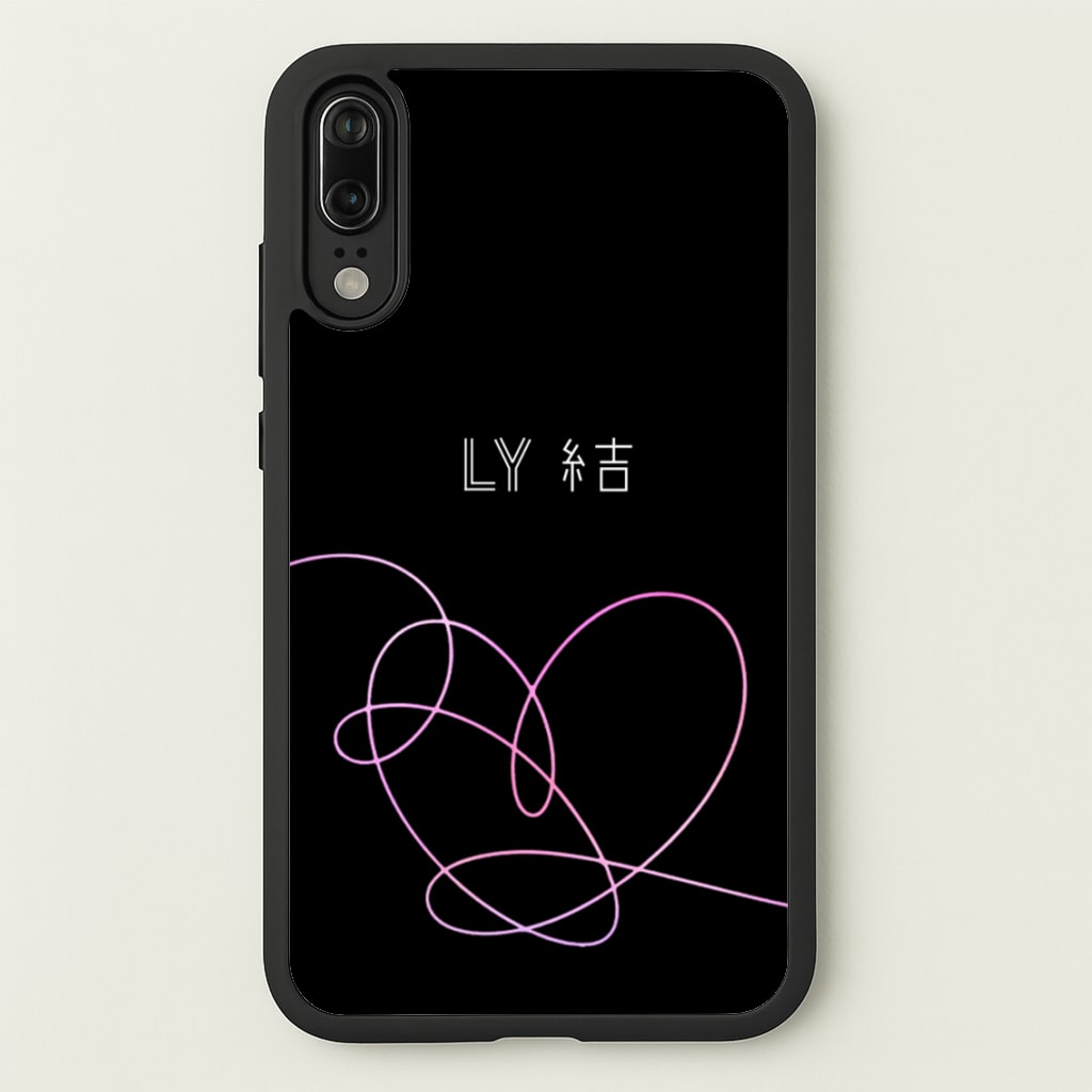 LY Heart - K Pop - BTS Phone Case for Huawei P20