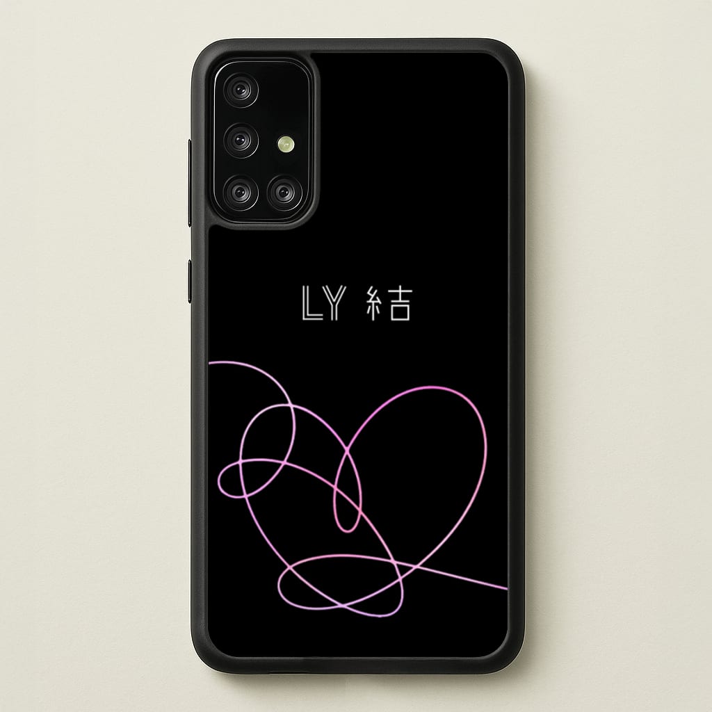 LY Heart - K Pop - BTS Phone Case for Galaxy A71