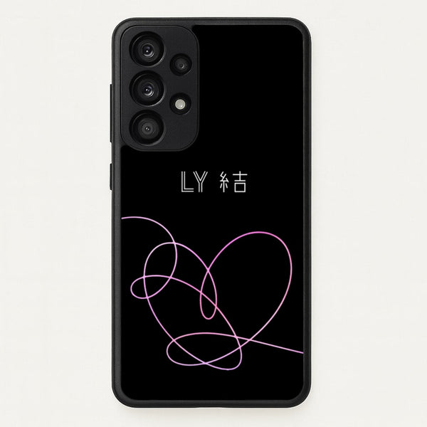 LY Heart - K Pop - BTS Phone Case for Galaxy A33
