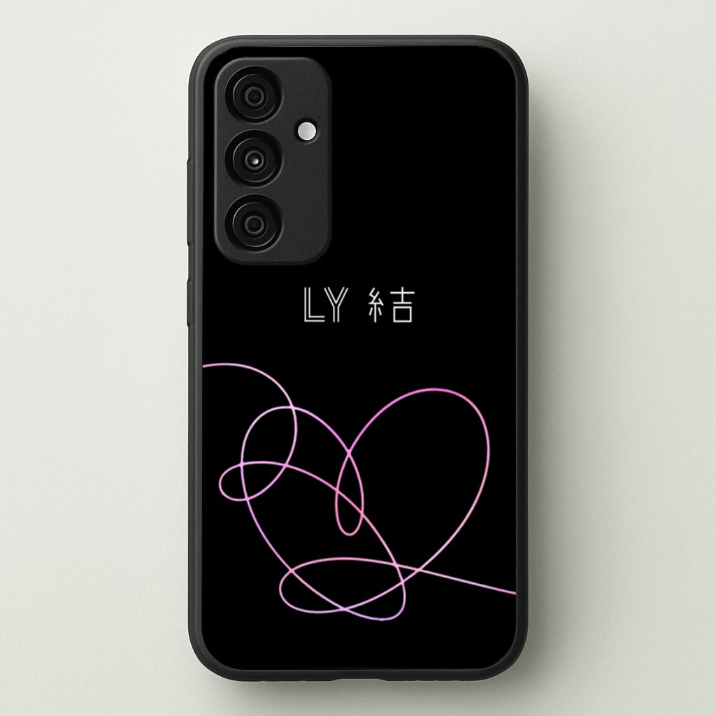 LY Heart - K Pop - BTS Phone Case for Galaxy A55