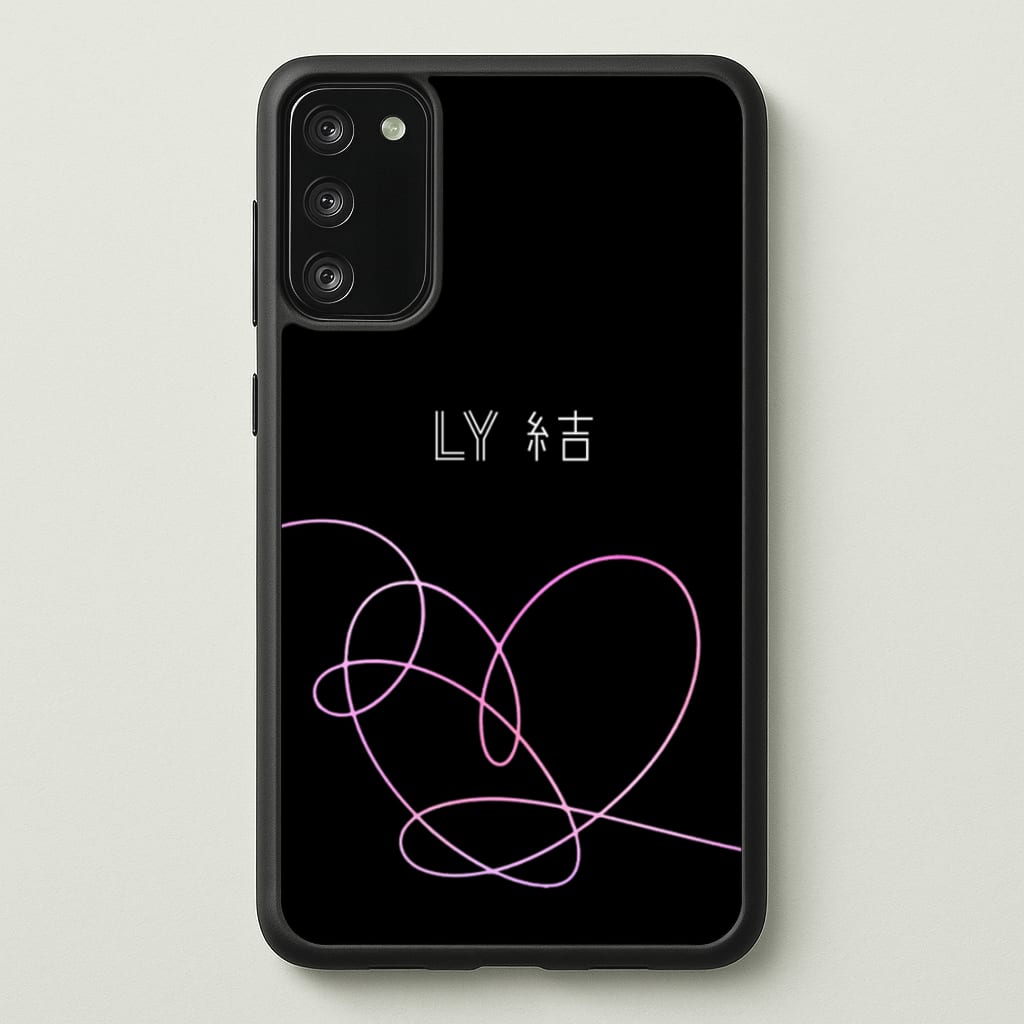 LY Heart - K Pop - BTS Phone Case for Galaxy A41