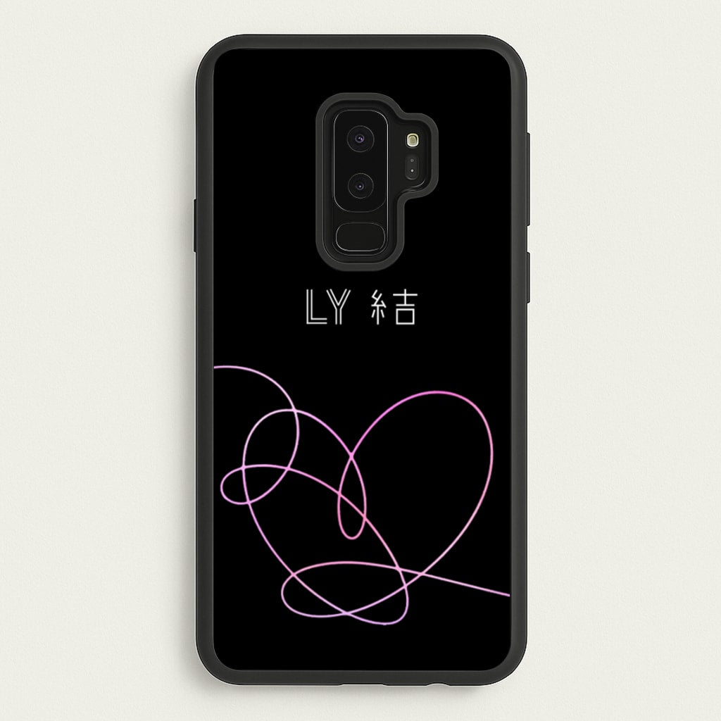 LY Heart - K Pop - BTS Phone Case for Galaxy S9 Plus