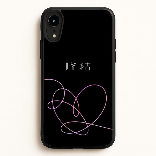 LY Heart - K Pop - BTS Phone Case for iPhone XR