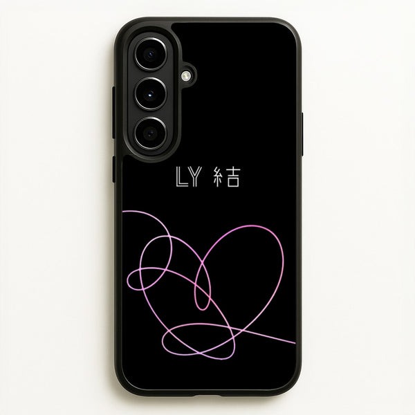 LY Heart - K Pop - BTS Phone Case for Galaxy A56