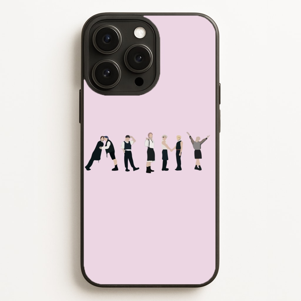 K-Pop Band Army Members - BTS Phone Case for iPhone 16 Pro Max