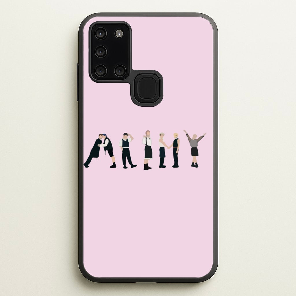 K-Pop Band Army Members - BTS Phone Case for Galaxy A21s