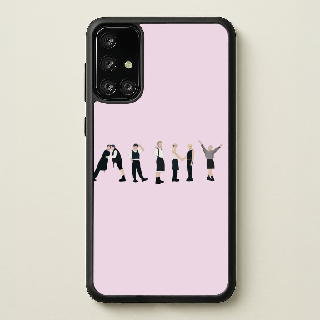 K-Pop Band Army Members - BTS Phone Case for Galaxy A71