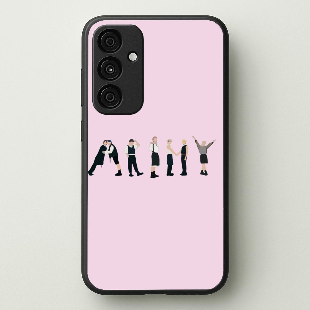 K-Pop Band Army Members - BTS Phone Case for Galaxy A55