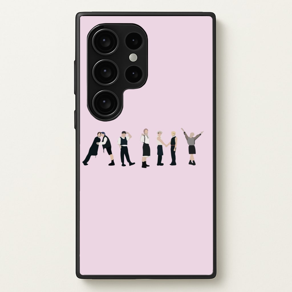 K-Pop Band Army Members - BTS Phone Case for Galaxy S24 Ultra