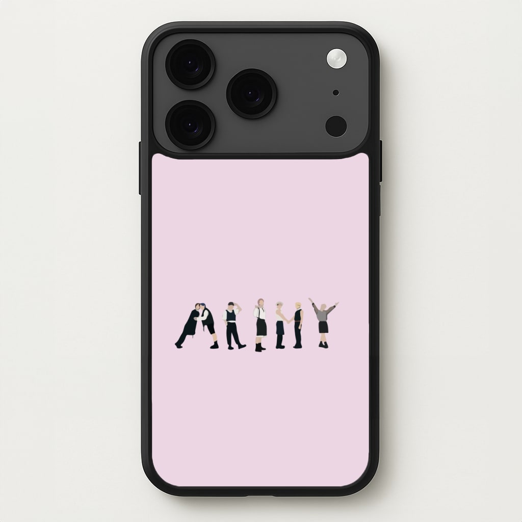 K-Pop Band Army Members Phone Case for iPhone 17 Pro Max